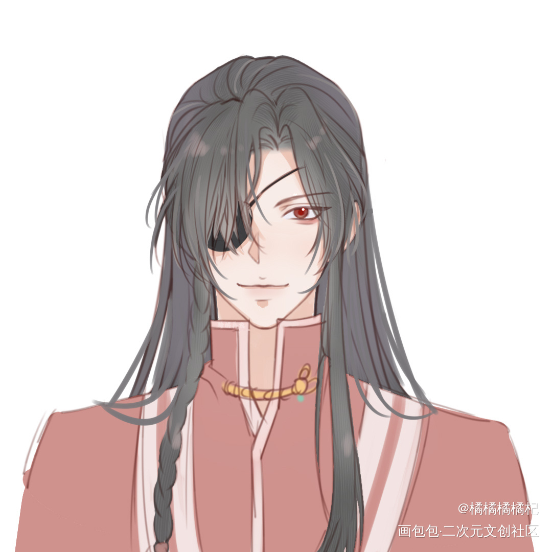 远古老图_天官赐福花怜花城平涂绘画作品
