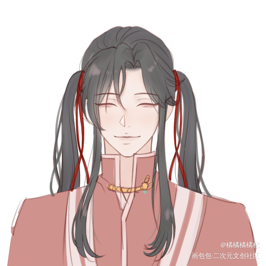 远古老图_天官赐福花怜花城平涂绘画作品