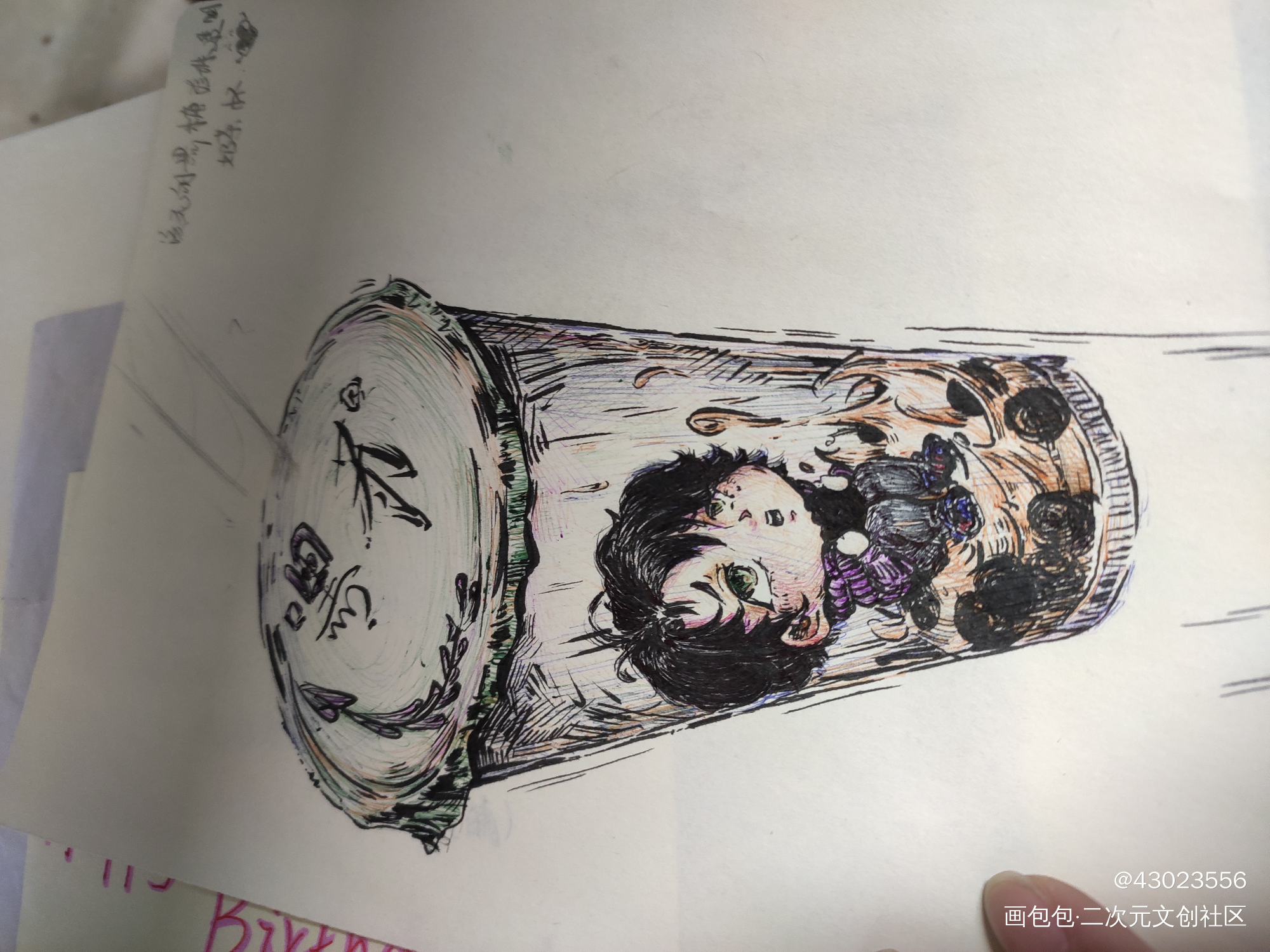 摸_手绘绘画作品