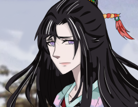 描了一下角色位置因为我总是画歪_绘画作品