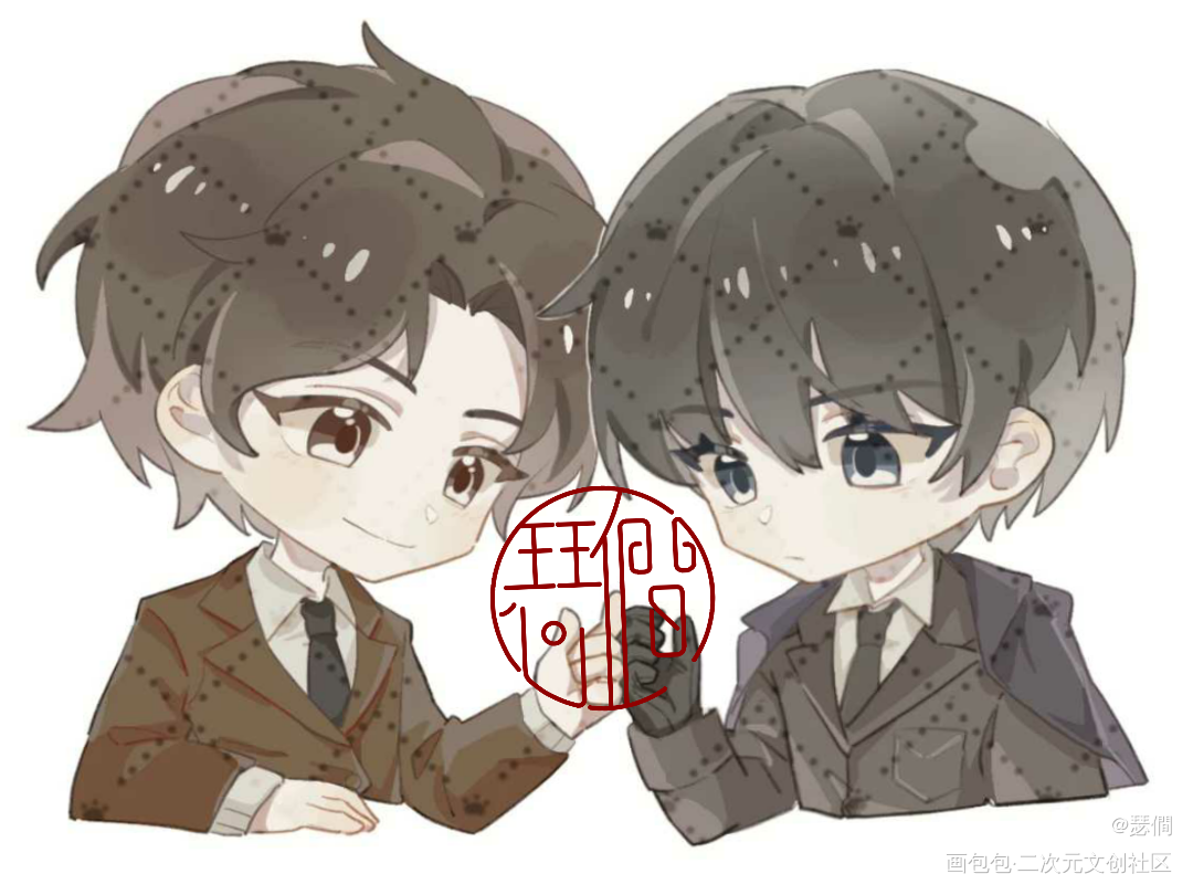_残次品陆林Q版绘画作品