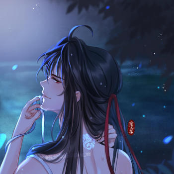 冷泉-云纹老祖_魔道祖师忘羡魏无羡平涂日系我要上首推插画同人绘画