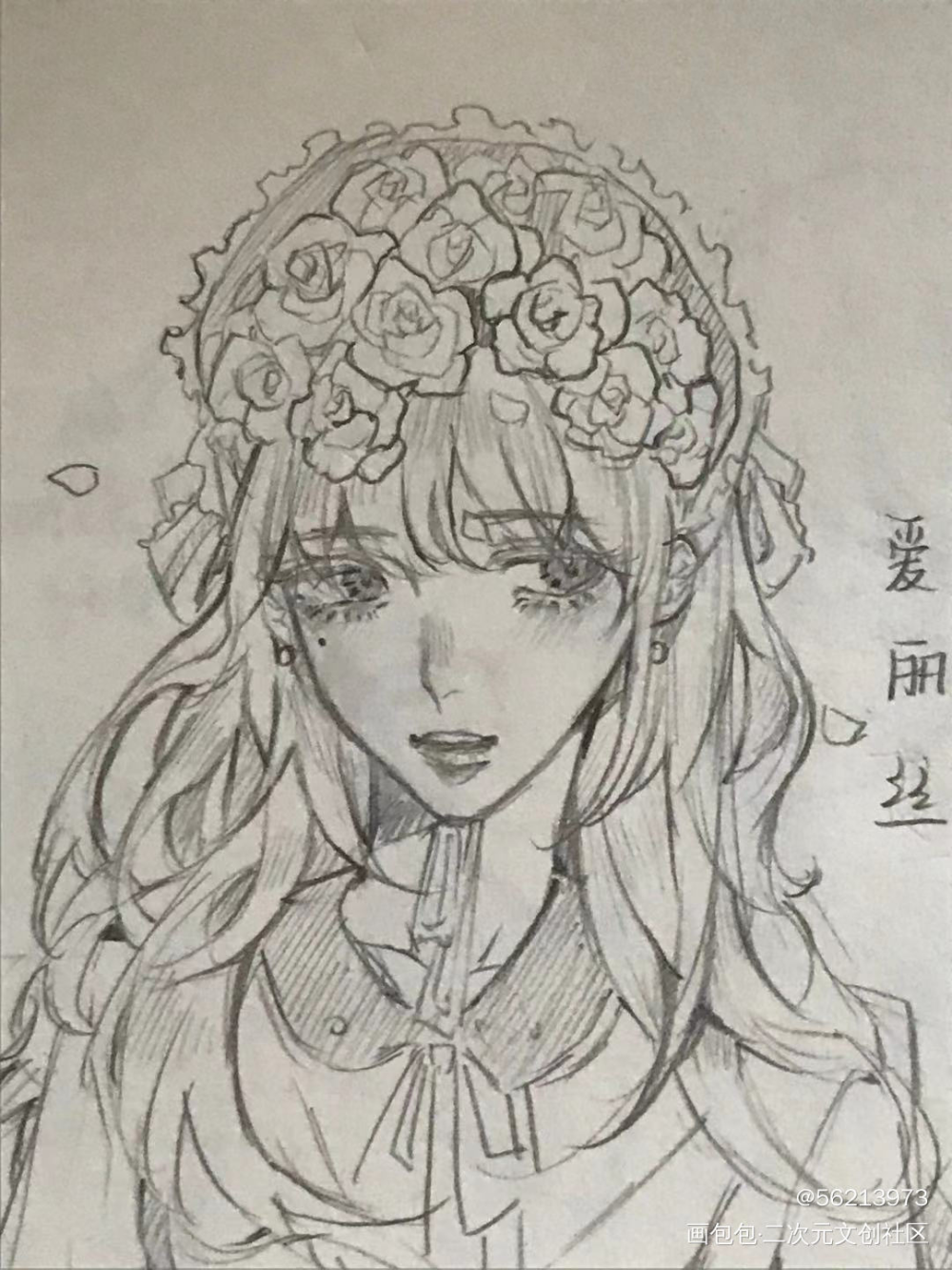 嘿嘿嘿是自家oc_手绘oc绘画作品