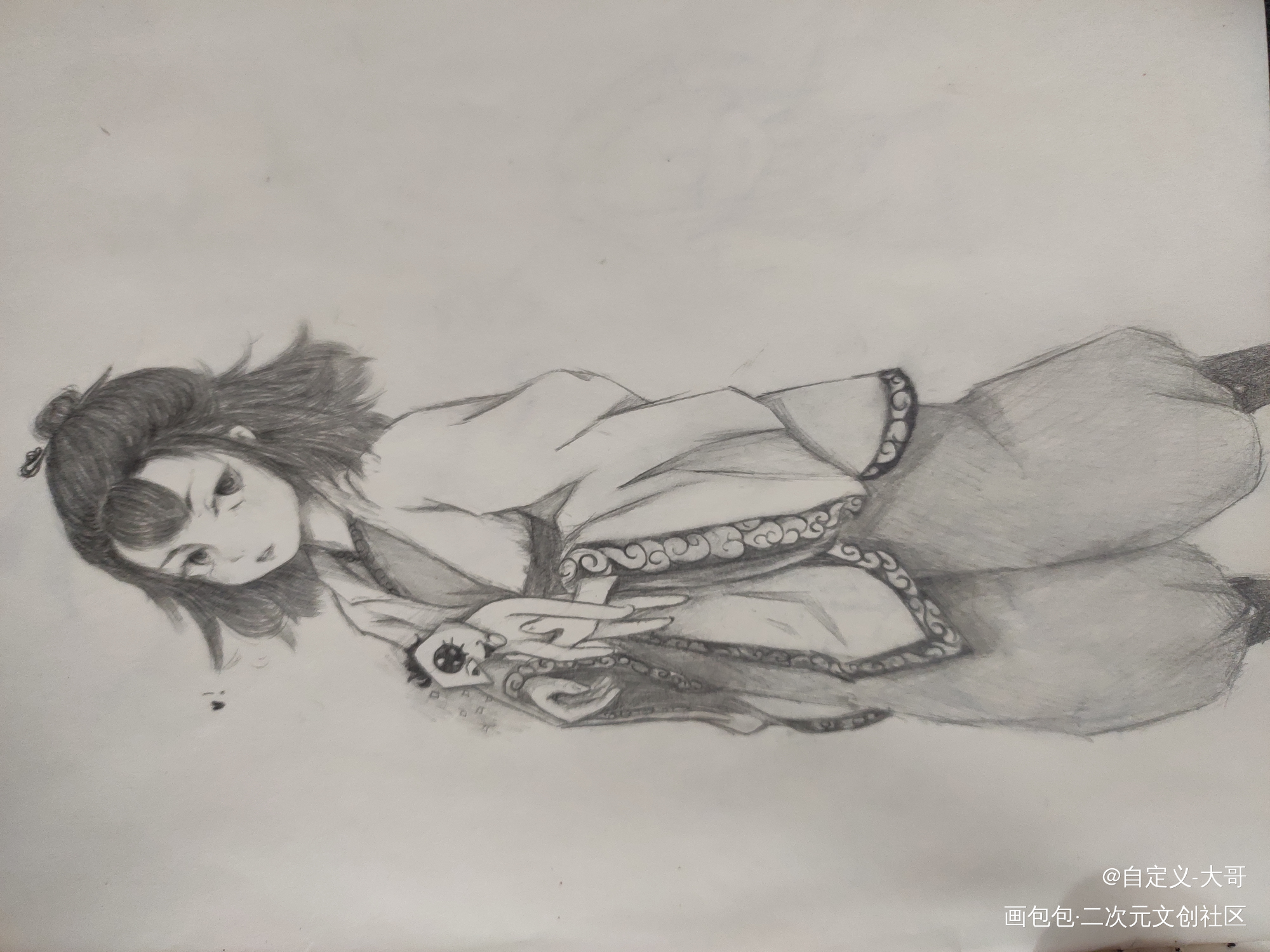 摸_手绘绘画作品