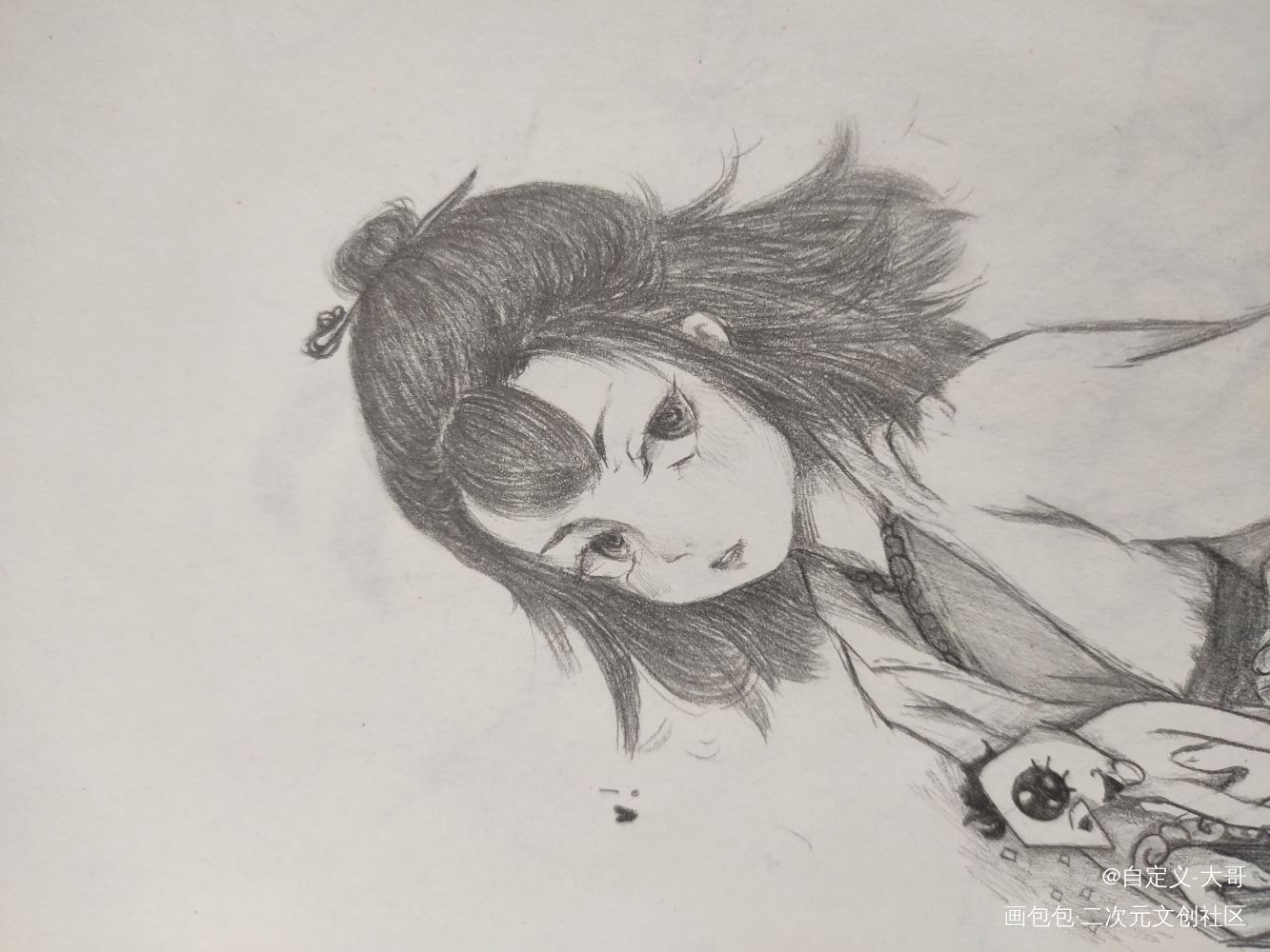 摸_手绘绘画作品