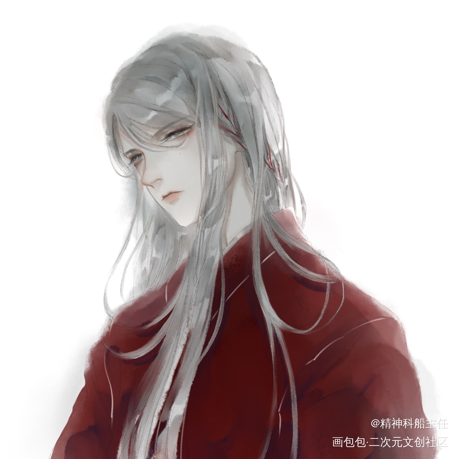 我滴好大儿！！！！！_古风厚涂绘画oc绘画作品