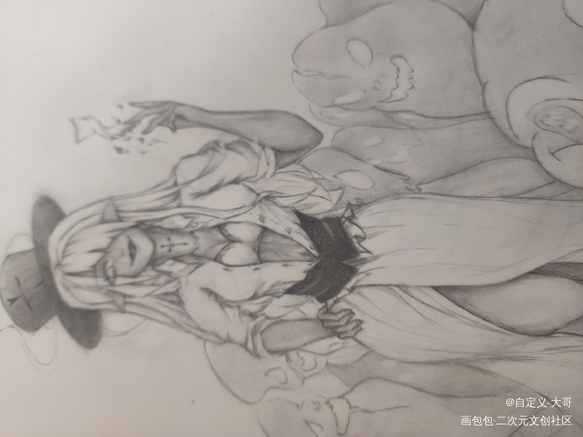 水_手绘绘画作品