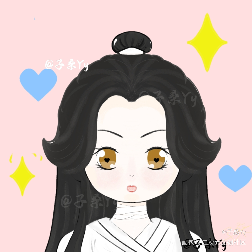 是怜怜吖(。’▽’。)♡_天官赐福花怜Q版绘画作品