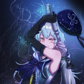 03-09651初禾claire明日方舟水月插画同人水月小可爱～03-19198梁丘