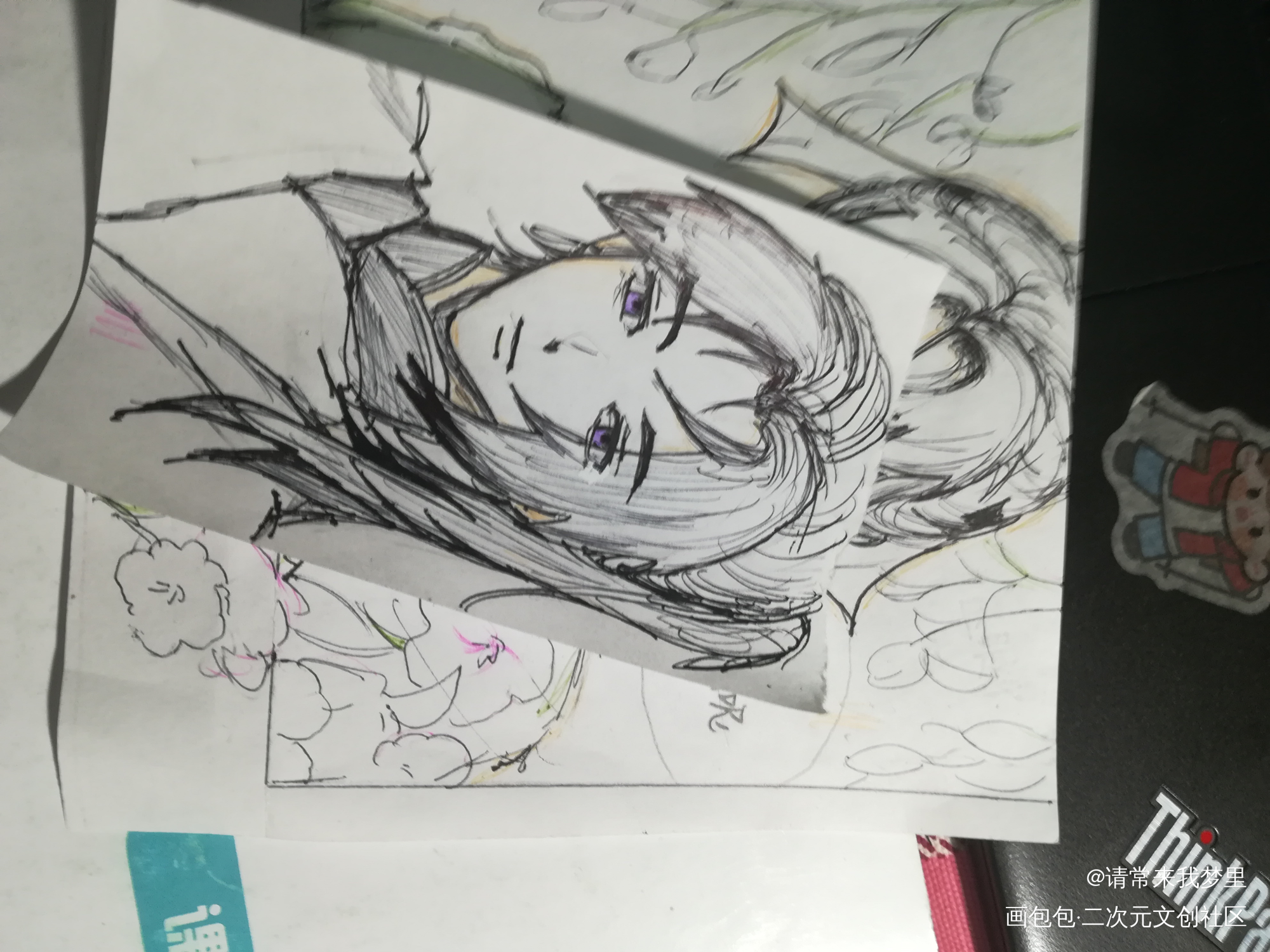 _天官赐福双玄绘画作品