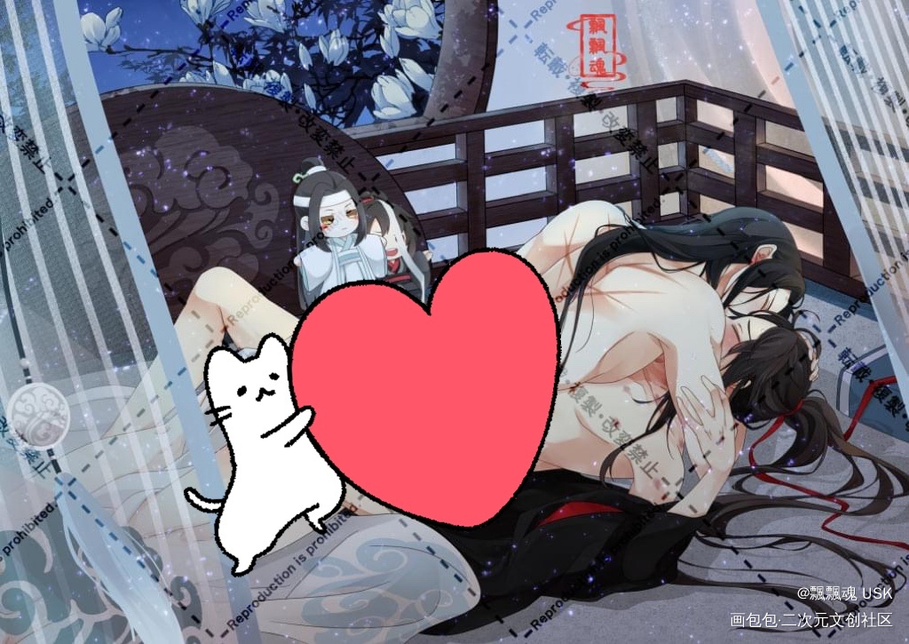 天天_魔道祖师忘羡绘画作品