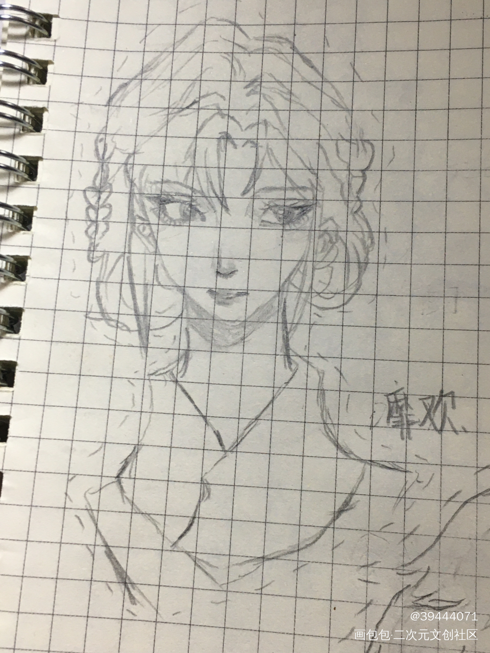 漂亮妹妹_手绘古风绘画作品