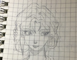 漂亮妹妹_绘画作品
