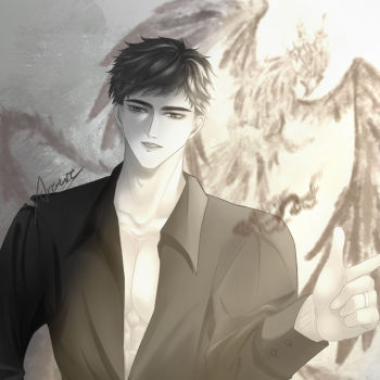 四火_火焰戎装188男团任燚绘画作品