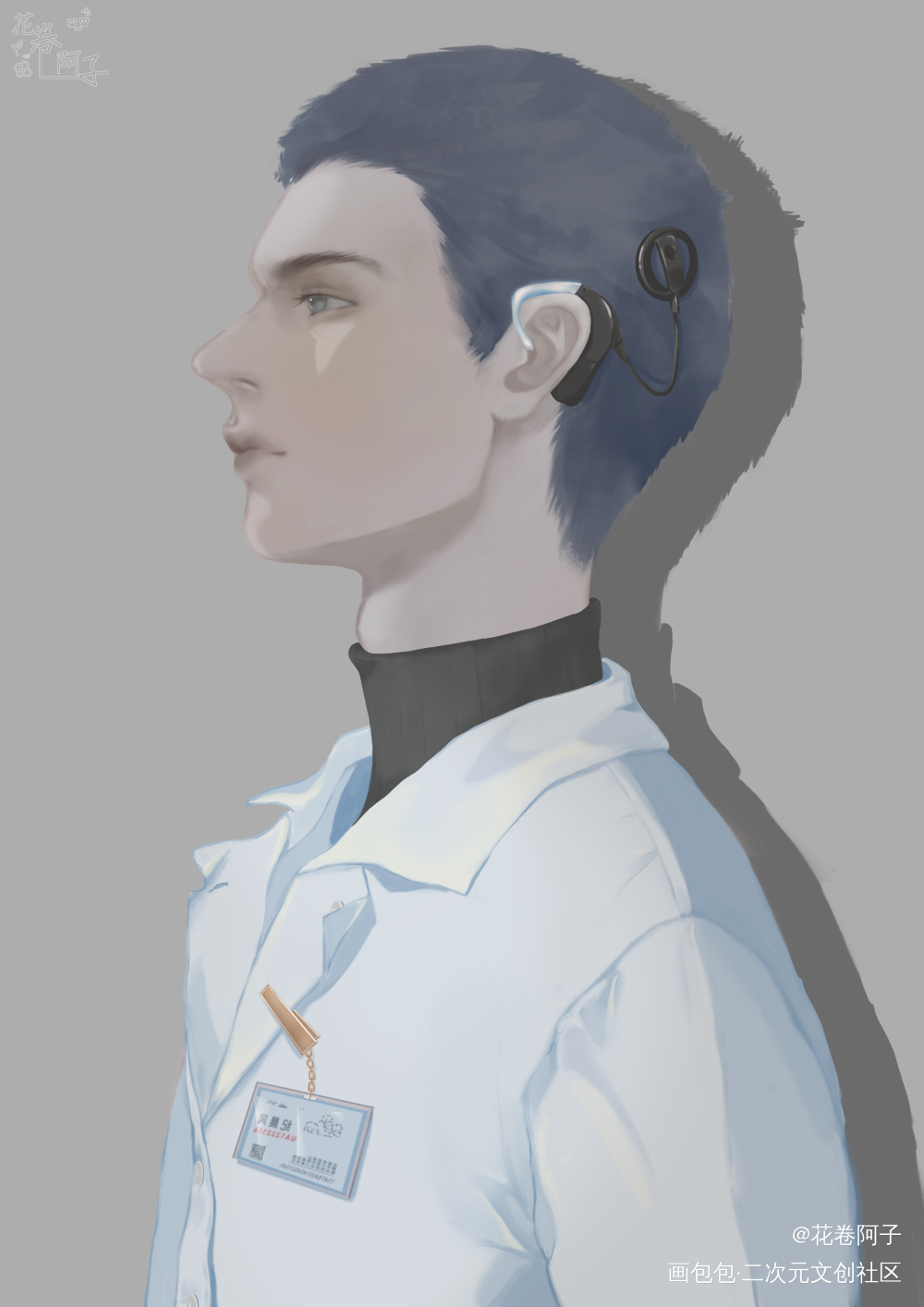 一念之私_一念之私桑念纪晨风厚涂纪念头像插画同人绘画作品