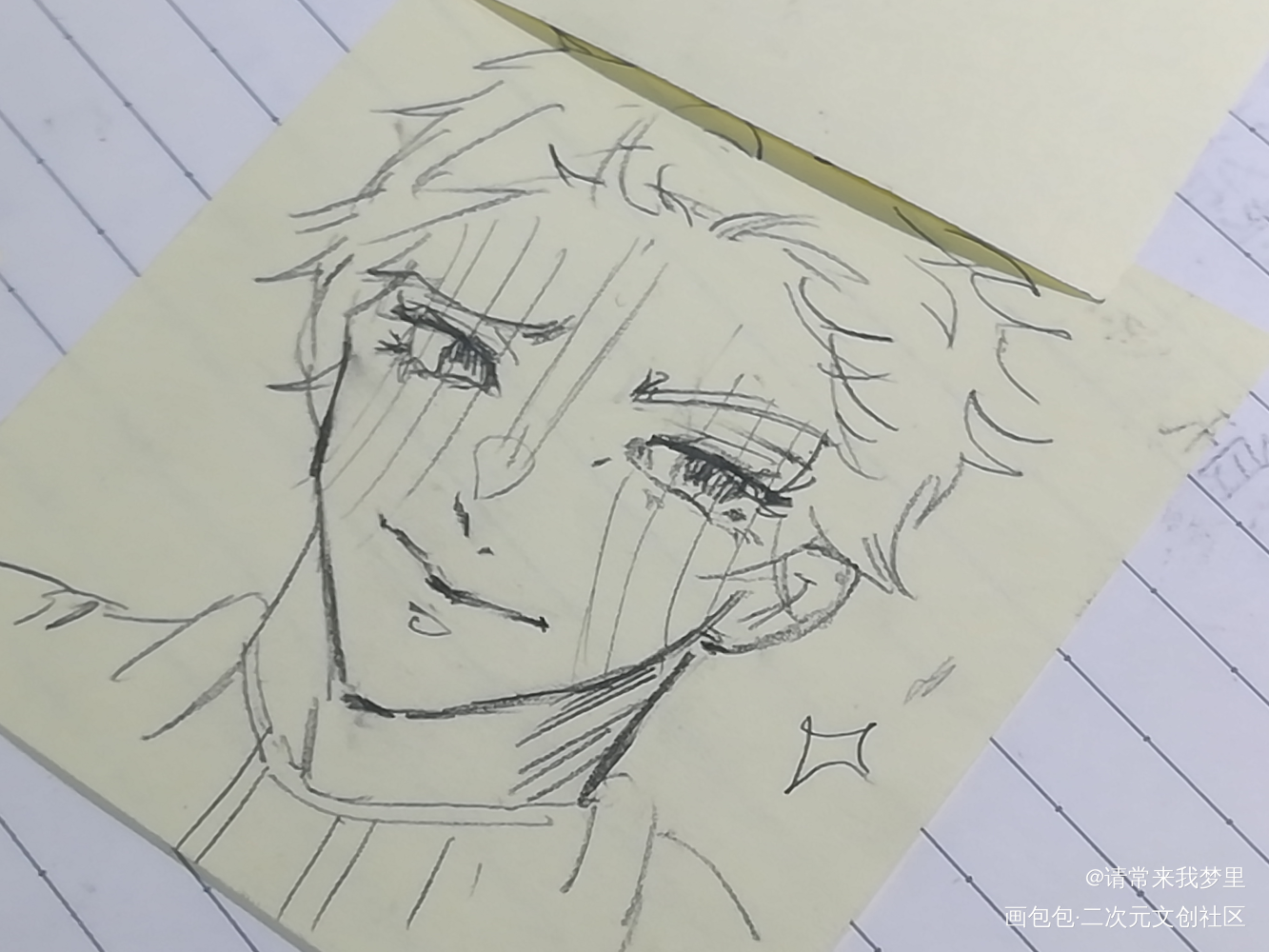 _鬼灭之刃炼狱杏寿郎手绘绘画作品