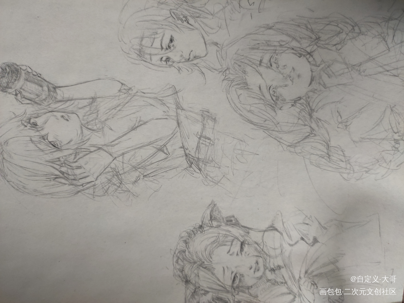 草_手绘绘画作品