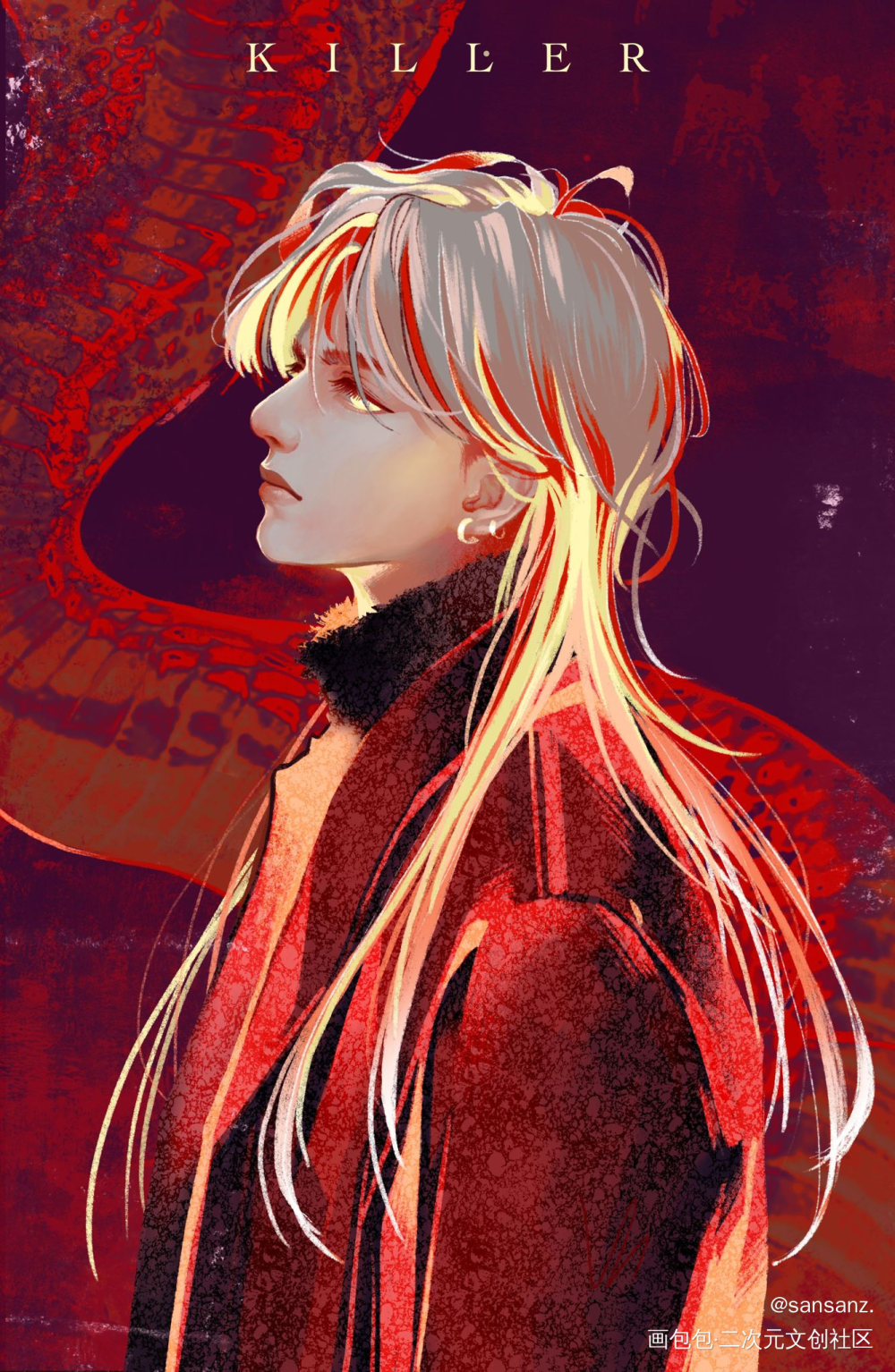 killer（2）_插画板绘绘画原创绘画作品