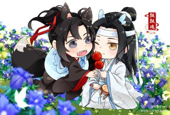 奶叽奶羨_魔道祖师忘羡绘画作品