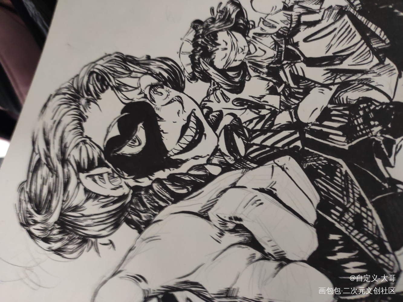 。_手写绘画作品