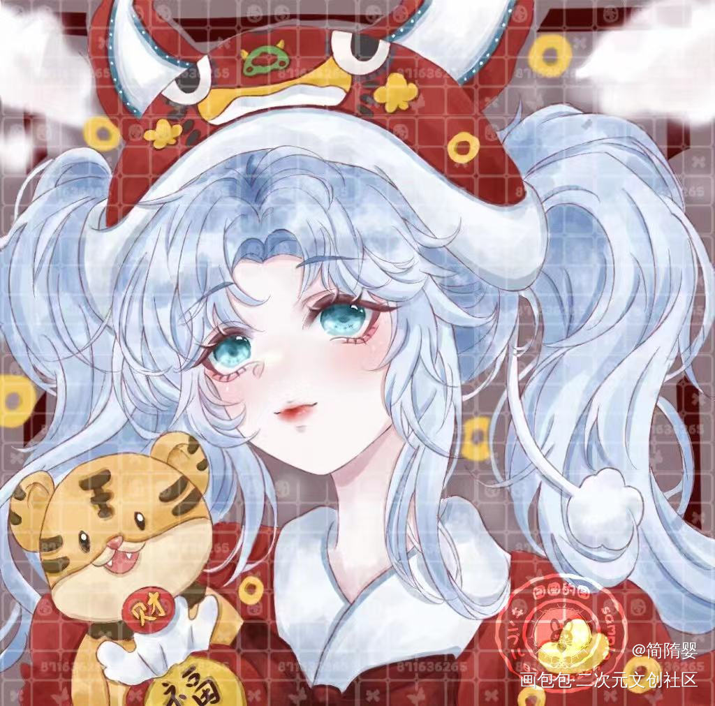 虎虎生威_约稿绘画作品