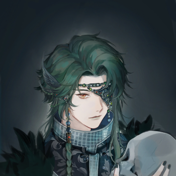 戮世摩罗_古风平涂二创绘画作品