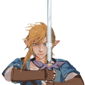 旷野之息_塞尔达传说林克同人塞尔达荒野之息绘画作品