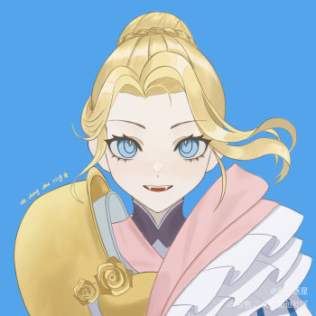 183的姐姐贴贴_王者荣耀夏洛特绘画绘画作品