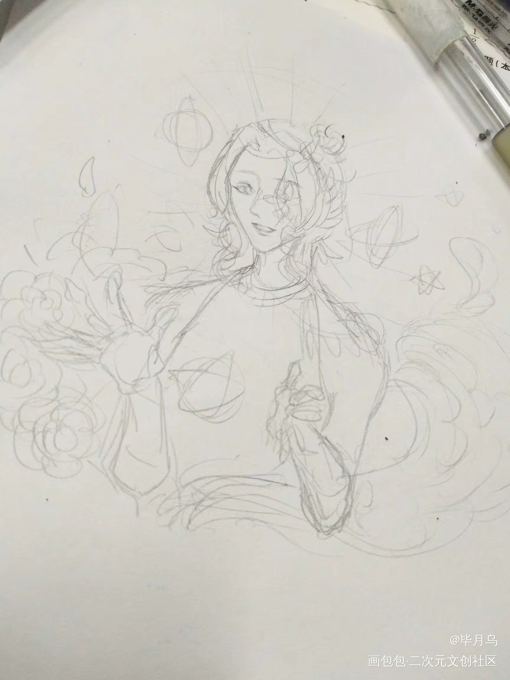 芙罗拉_oc绘画作品