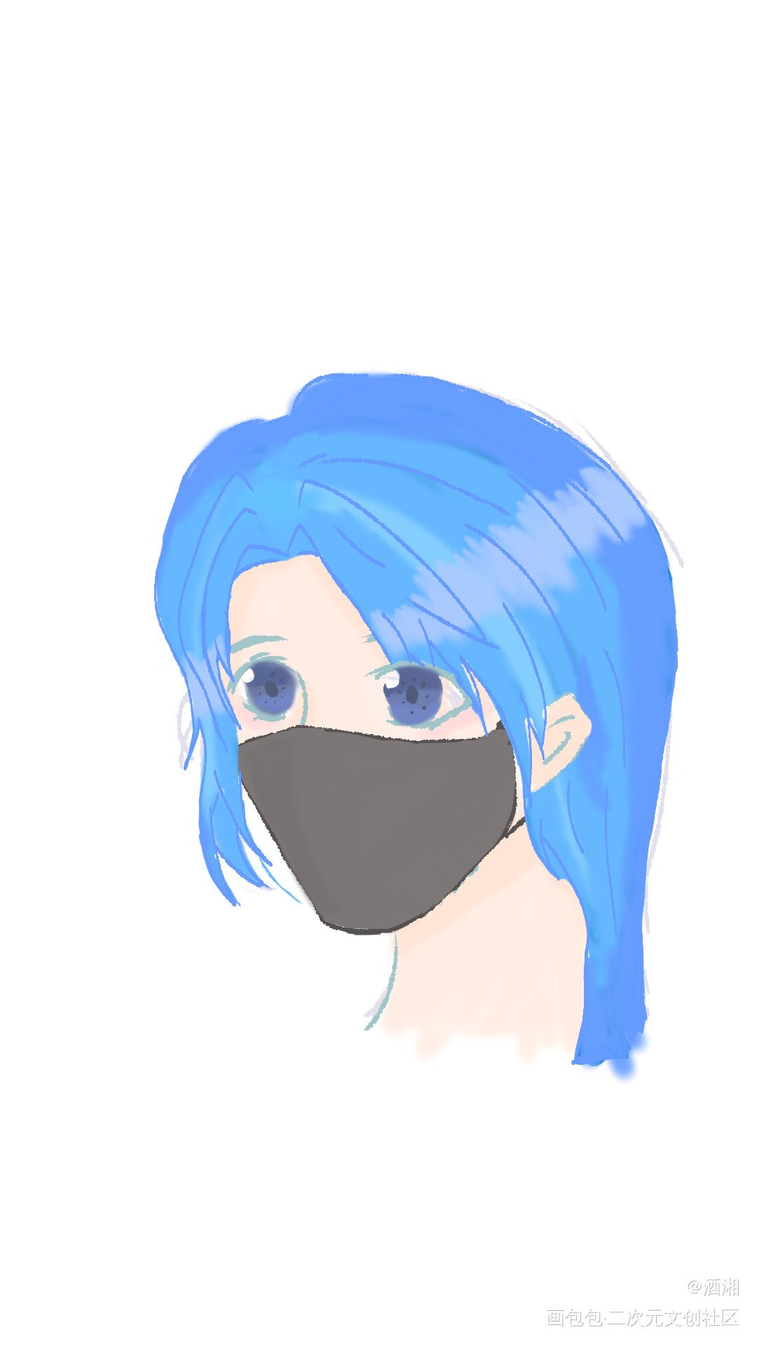 oc_手绘平涂绘画作品