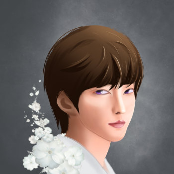 李准基_韩系半厚涂板绘绘画作品