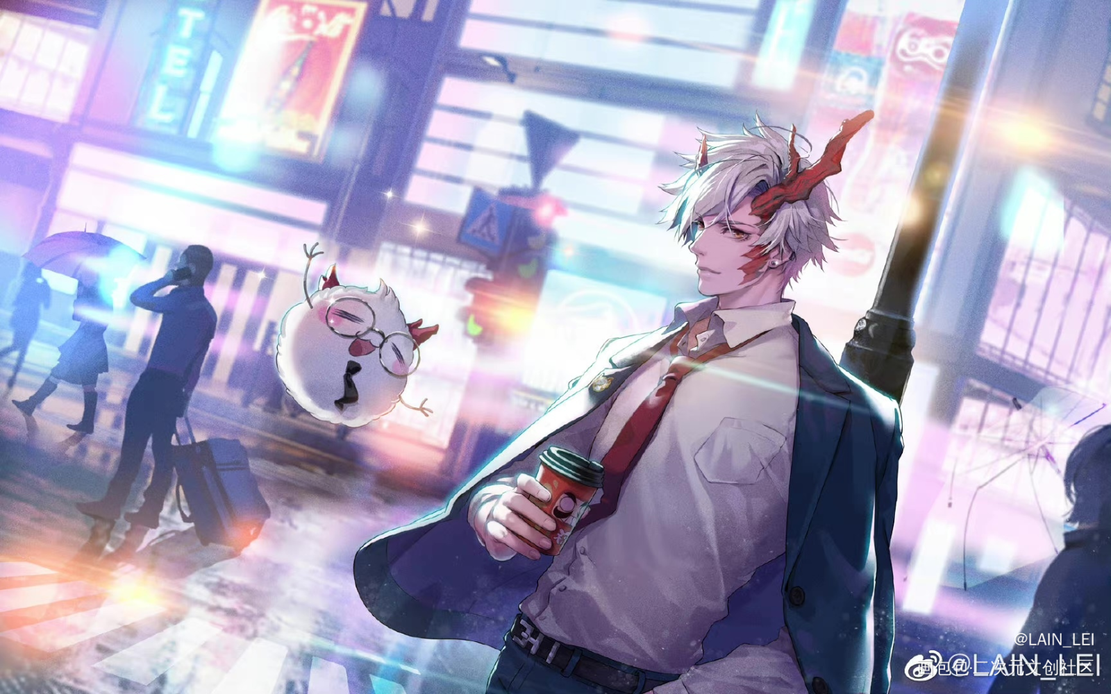 茨木～_阴阳师茨木童子绘画作品