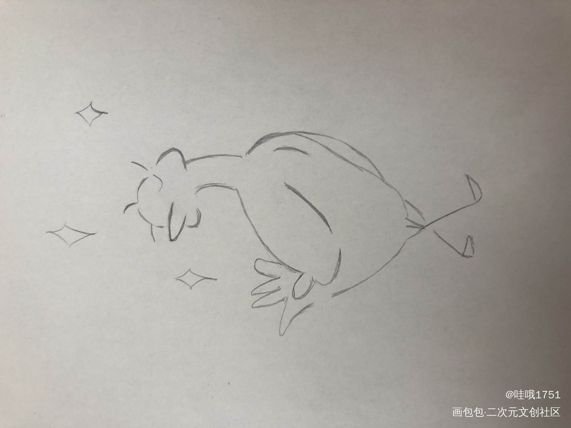 大鹅_群秀绘画作品