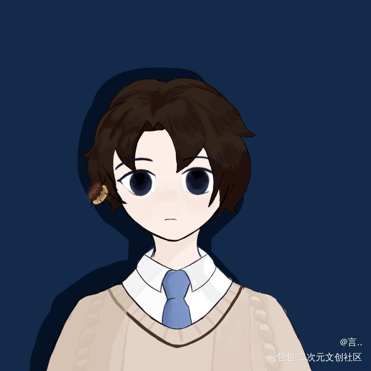 幼年洛羿呜呜_附加遗产188男团洛羿画渣绘画作品