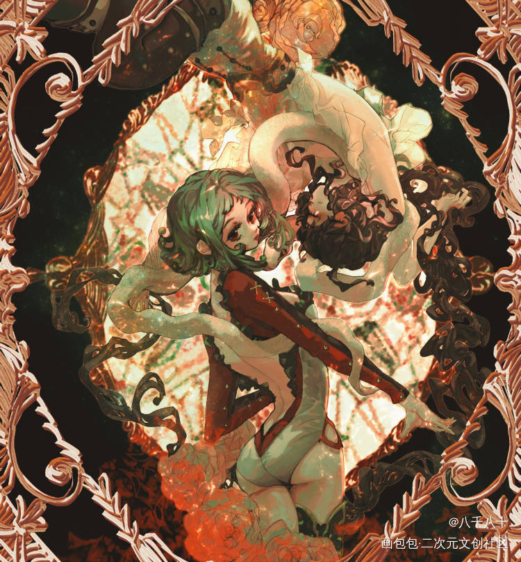 火蛇_插画oc绘画作品