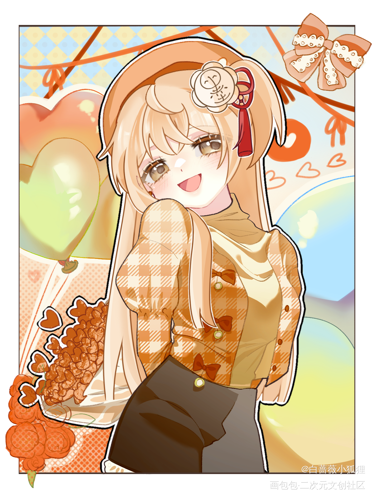 白色情人节墨香_墨香铜臭绘画作品