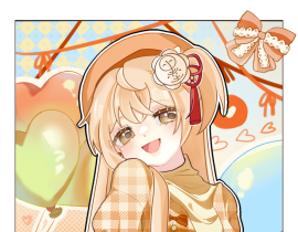 白色情人节墨香_绘画作品