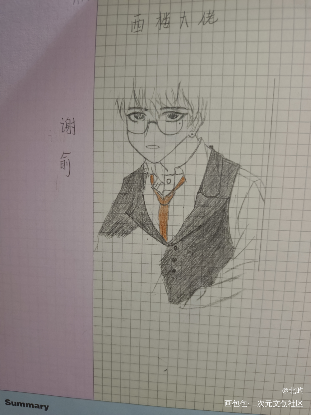伪装学渣_伪装学渣朝俞手绘绘画作品