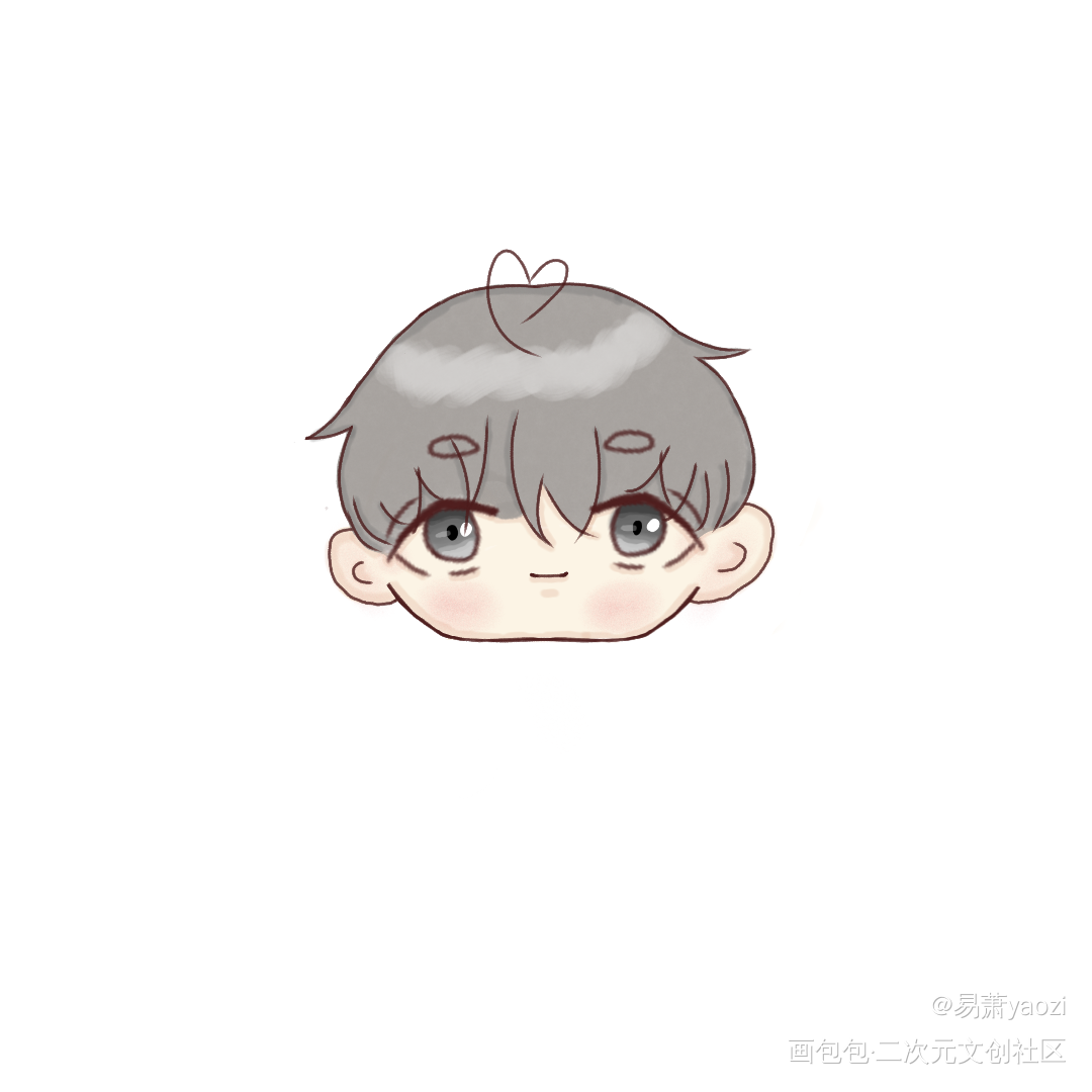 谢俞0314生日快乐！_伪装学渣朝俞谢俞平涂Q版绘画作品