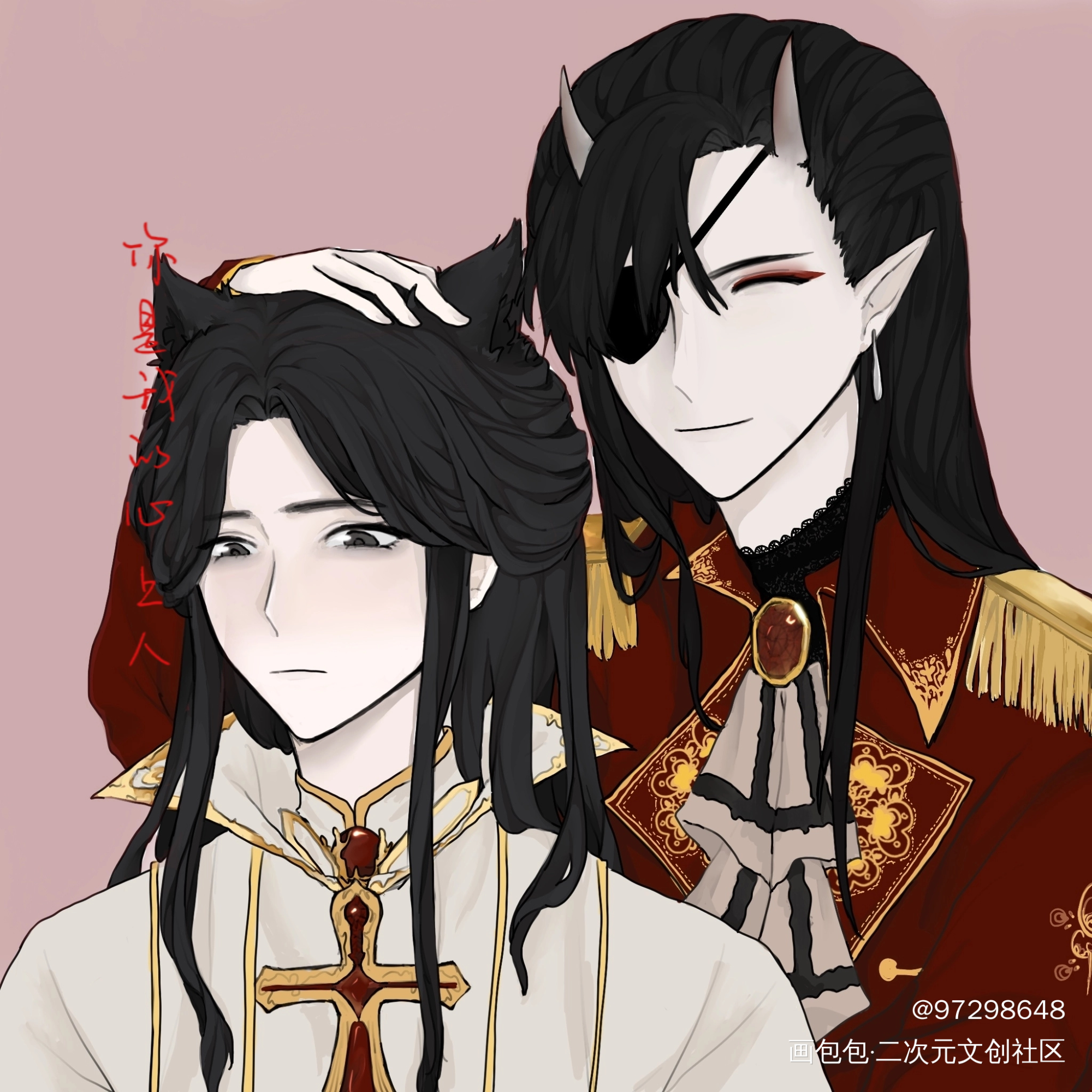花怜_天官赐福花怜约稿绘画作品