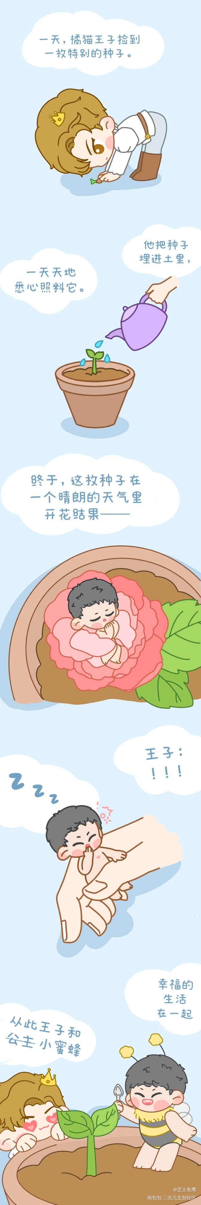 短小童话一篇_老婆孩子热炕头188男团周丁丁小伟周谨行绘画作品