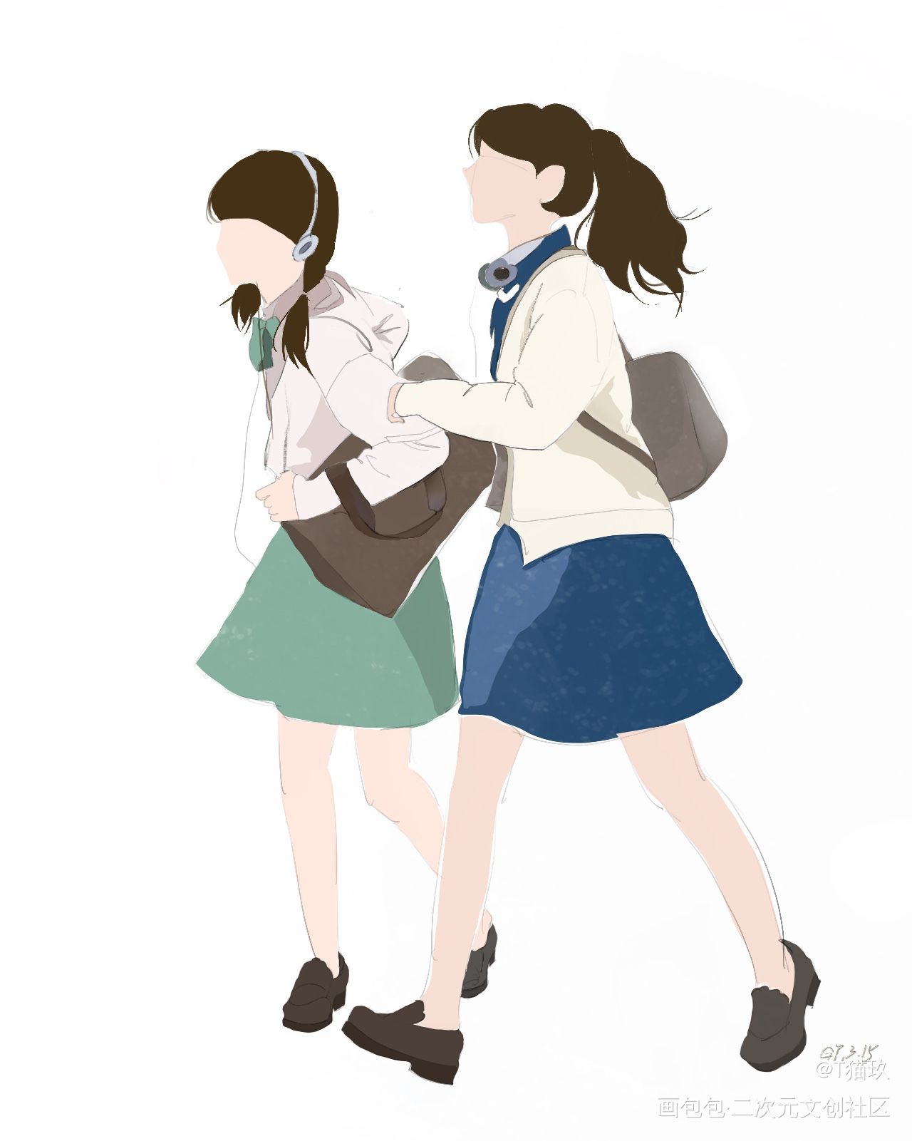 _平涂绘画作品