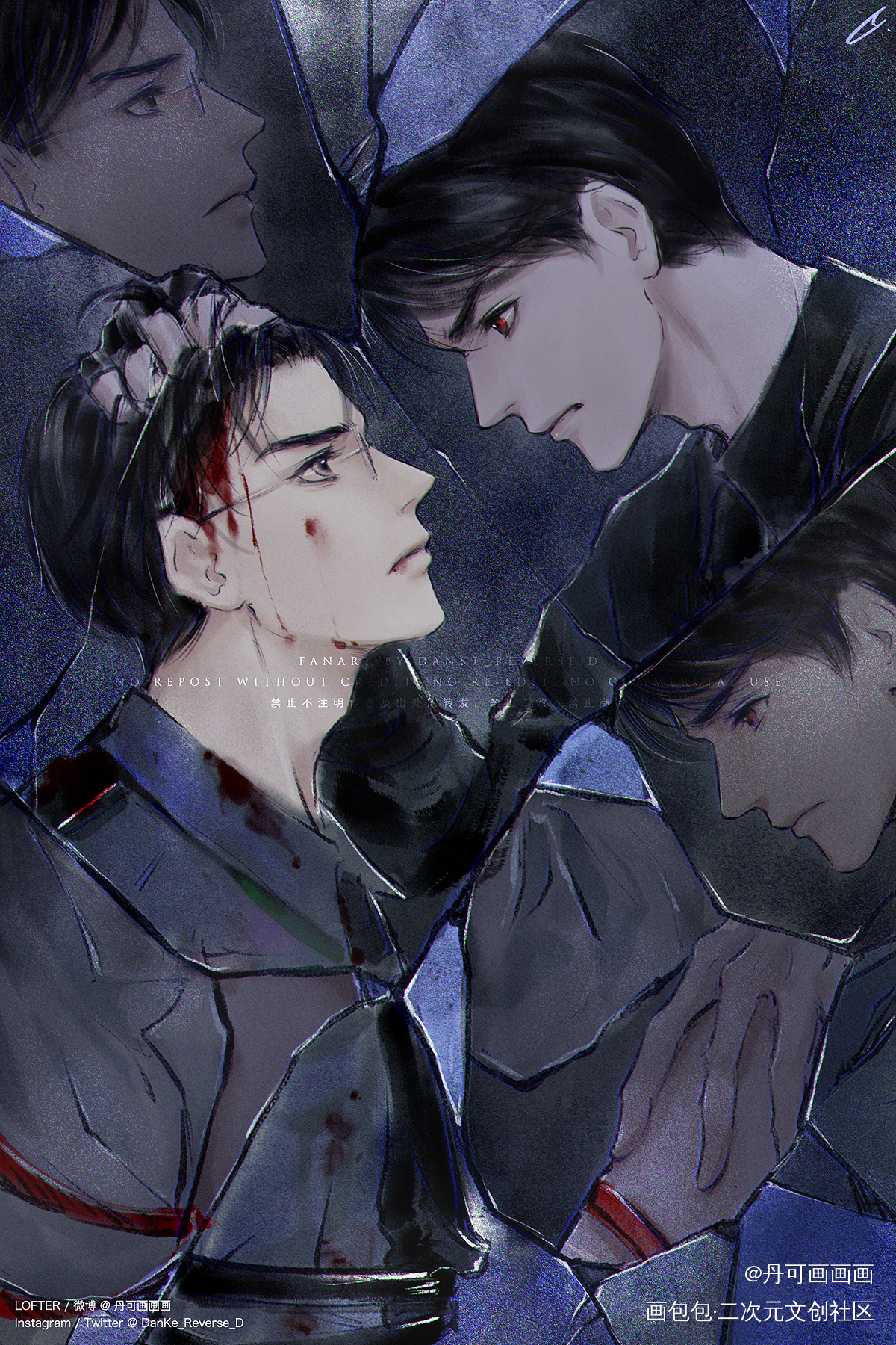 戏。_病案本谢清呈贺予绘画作品