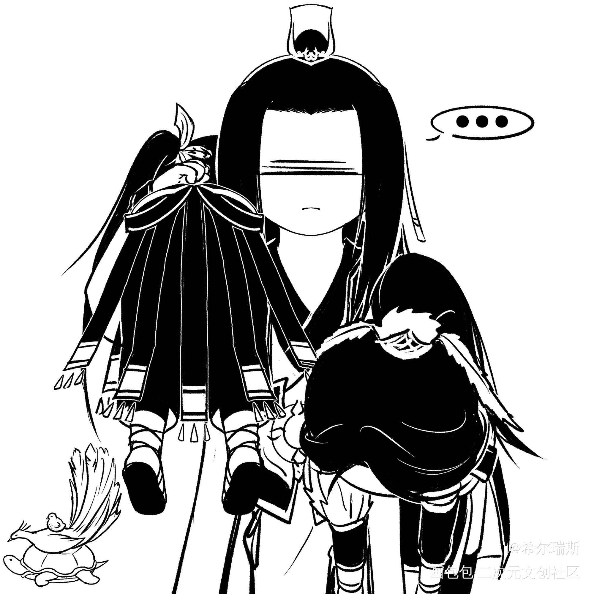 乌哥哥和他的鸟弟弟们（？）_天涯明月刀OL天涯明月刀OL天涯明月刀绘画作品