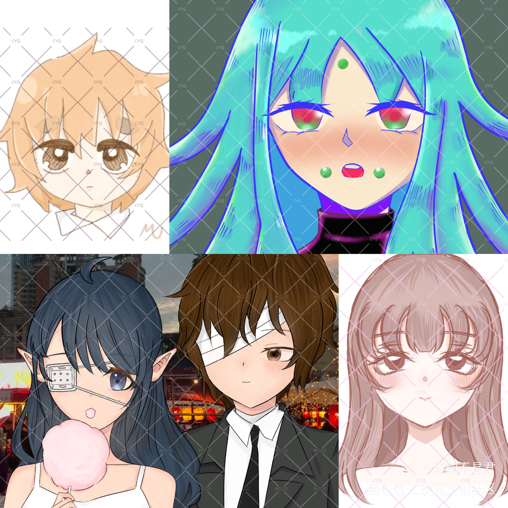 以前画的_平涂绘画作品