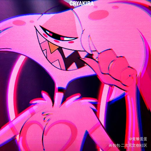 blitzo和 ad！！_AD平涂日系angeldustblitzo级恶老大地狱客栈绘画绘画作品