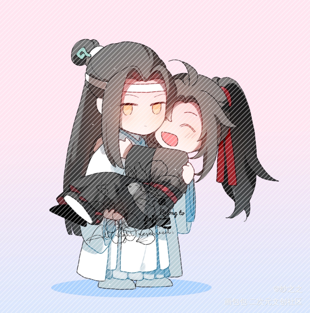 魔道-忘羡-（27）_魔道祖师忘羡蓝忘机魏无羡Q版绘画作品