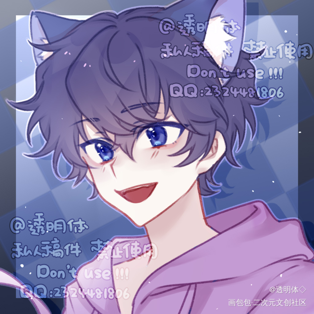 _付费委托约稿板绘绘画作品