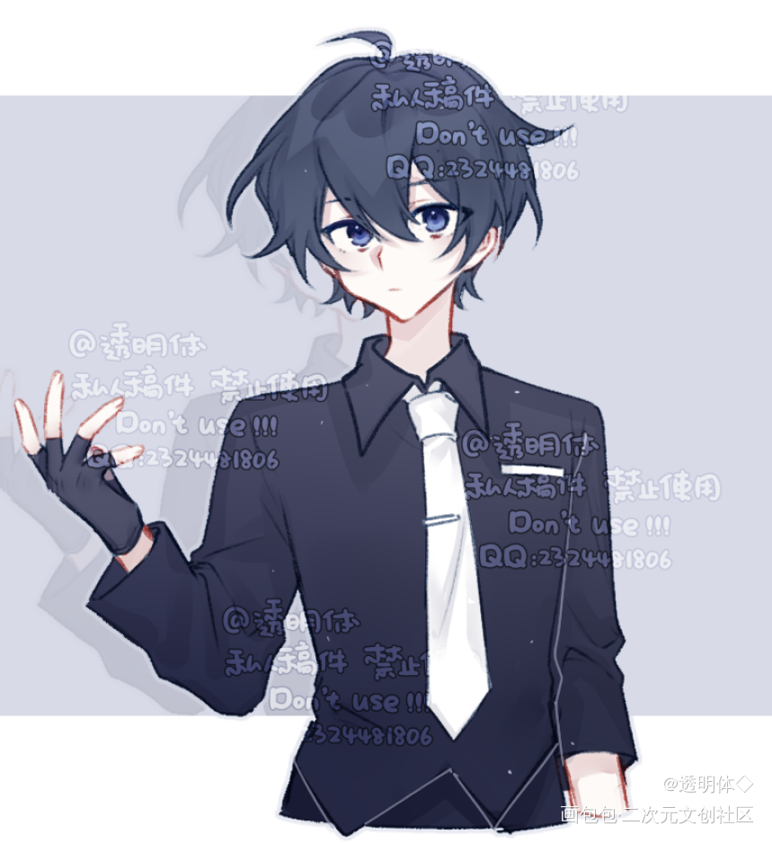 _付费委托约稿板绘绘画作品