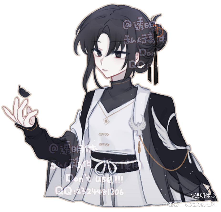 _付费委托约稿板绘绘画作品